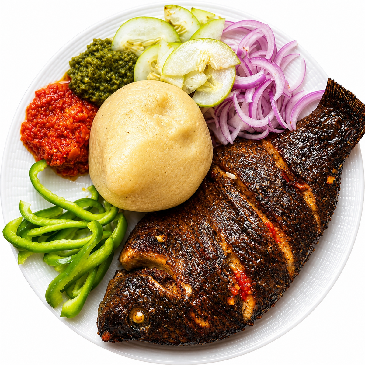 Banku & Tilapia